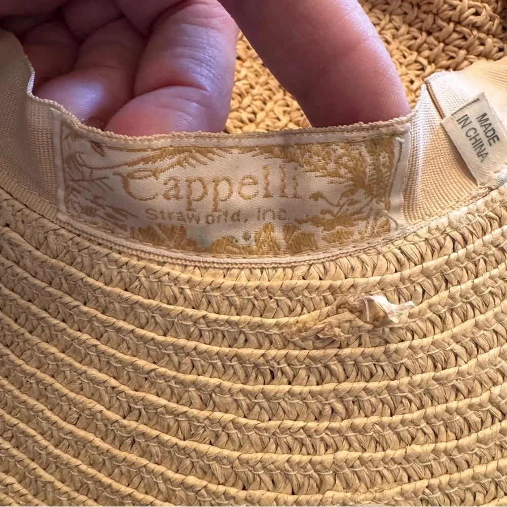 Cappelli Straworld Classic Beige Wide-Brim Hat Paper Braid Safari